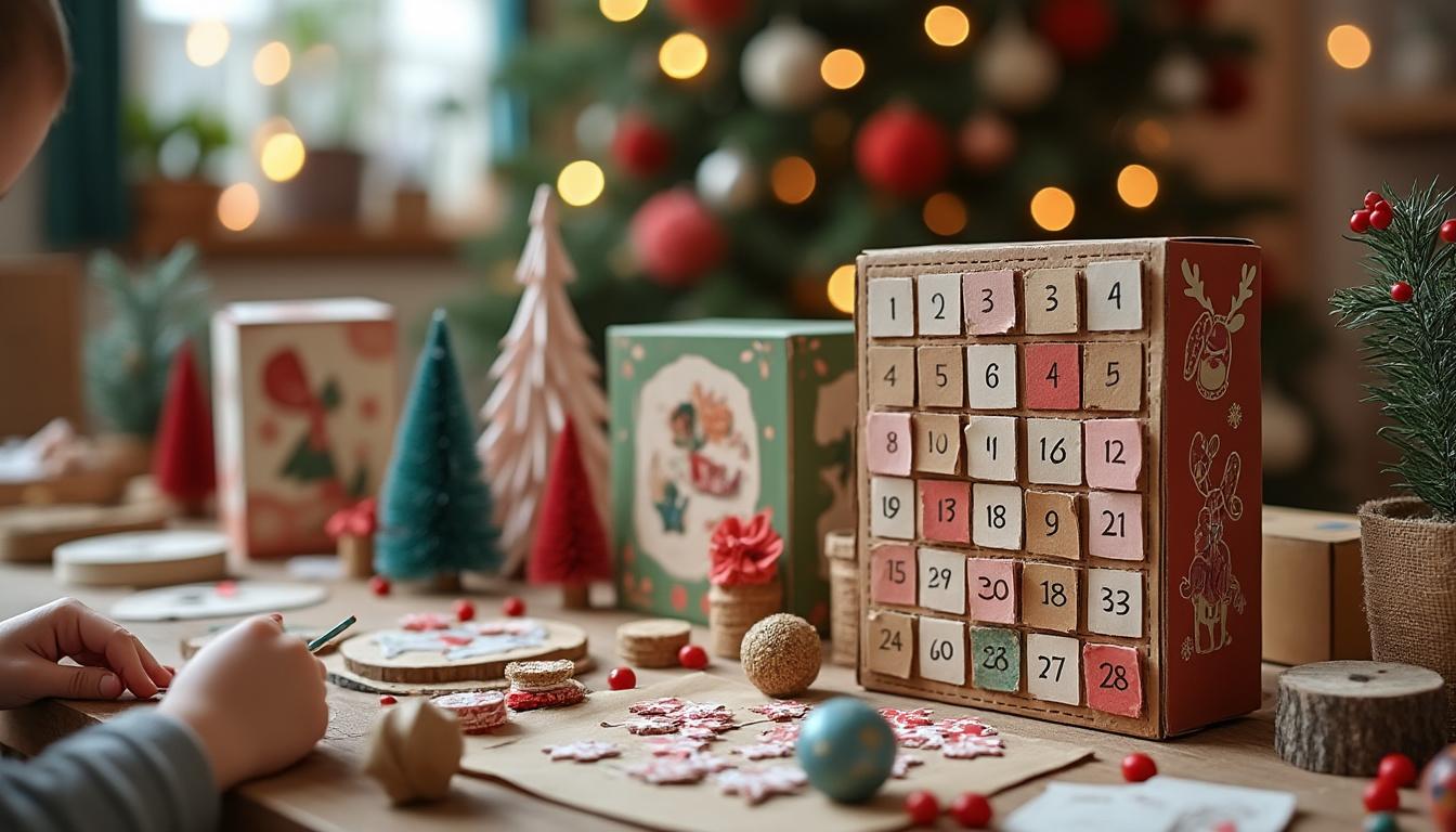 découvrez des idées créatives et pédagogiques pour fabriquer un calendrier de l'avent en maternelle. inspirez-vous de ces exemples ludiques qui éveilleront la magie des fêtes chez les petits tout en stimulant leur créativité.