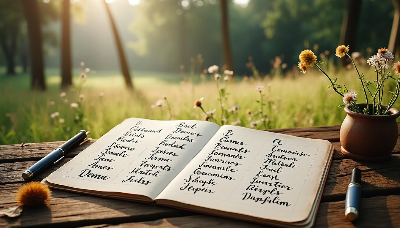découvrez une sélection chic et originale de prénoms de garçon commençant par la lettre b. inspirez-vous de notre liste unique pour trouver le prénom parfait pour votre bébé.