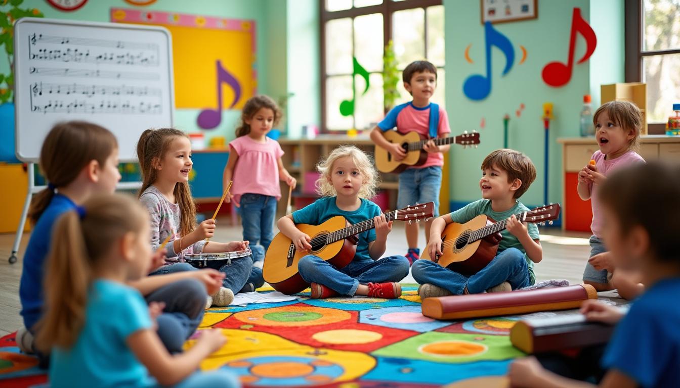 découvrez une sélection des meilleures ressources pour animer des activités musicales en maternelle : chansons, jeux, fiches pédagogiques et conseils pour éveiller les enfants à la musique.