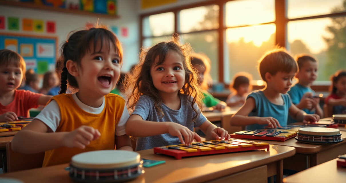 découvrez des idées d’activités musicales ludiques et faciles à mettre en place en maternelle pour animer vos journées en classe, favoriser l’éveil artistique et développer la créativité des enfants.