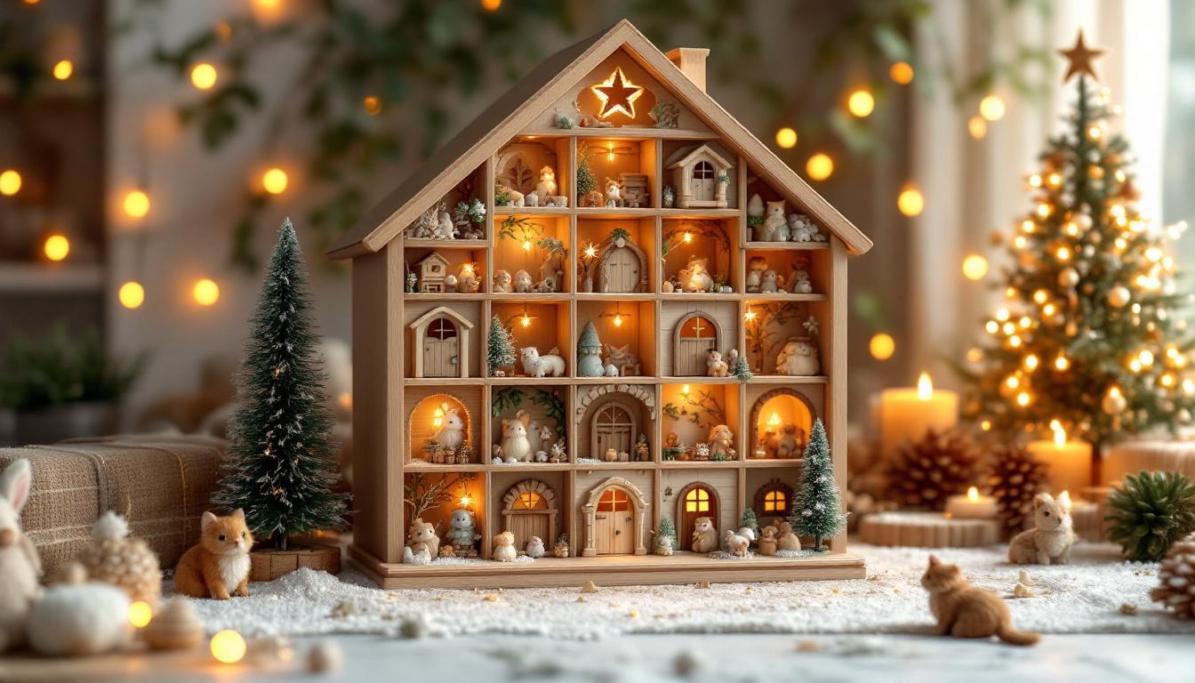 explorez notre calendrier de l'avent unique qui apportera magie et surprise chaque jour pour émerveiller vos enfants tout au long du mois de décembre.