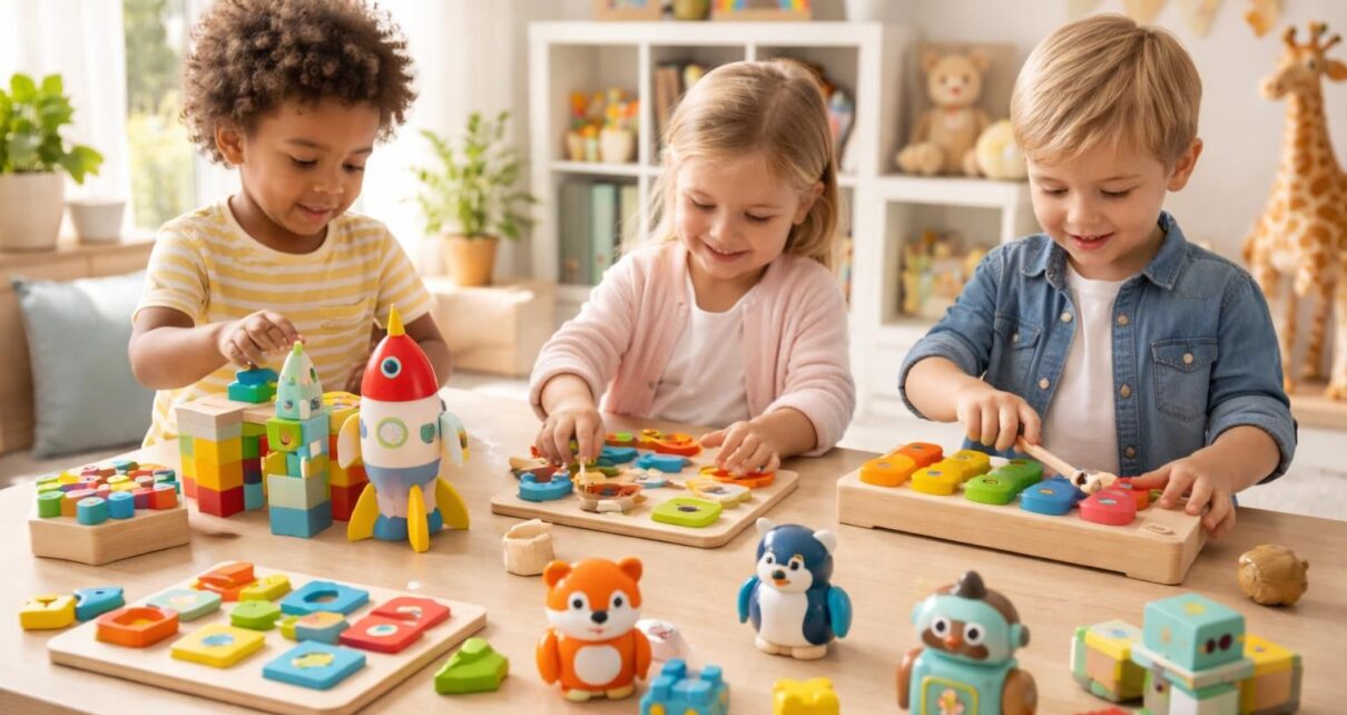 découvrez les jouets uniques d’oxybul conçus pour stimuler l'apprentissage par le jeu, favorisant le développement ludique et éducatif de vos enfants.