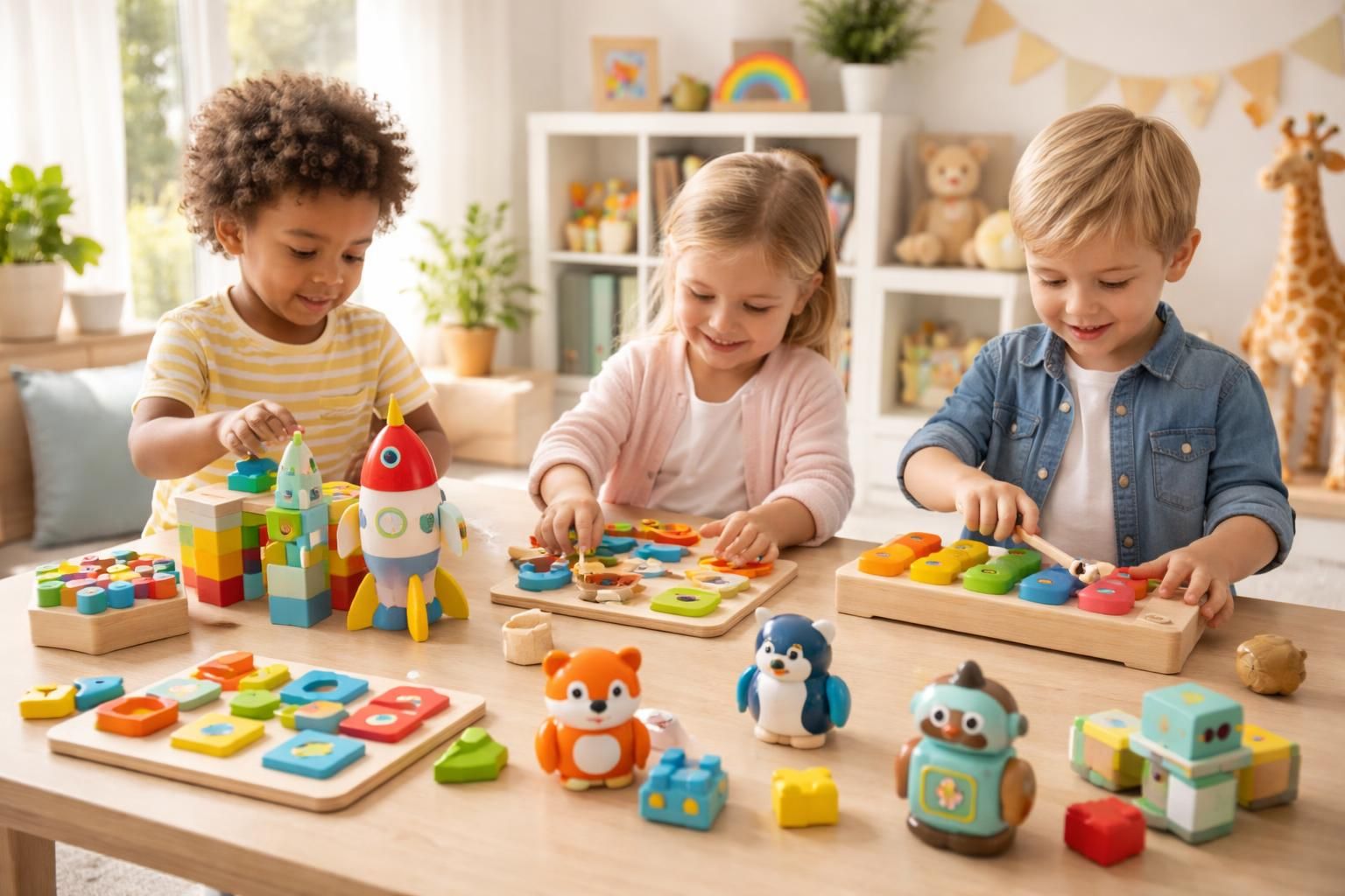 découvrez les jouets uniques d’oxybul conçus pour stimuler l'apprentissage par le jeu, favorisant le développement ludique et éducatif de vos enfants.
