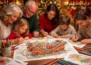 découvrez notre coloriage du traineau du père noël, une activité ludique et festive à partager en famille pour perpétuer la magie des fêtes chaque année.