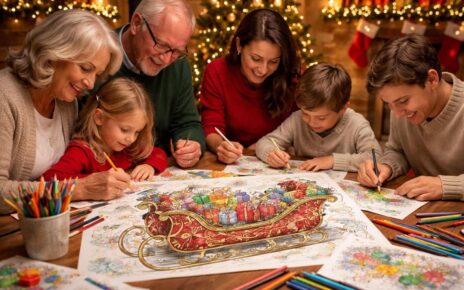 découvrez notre coloriage du traineau du père noël, une activité ludique et festive à partager en famille pour perpétuer la magie des fêtes chaque année.