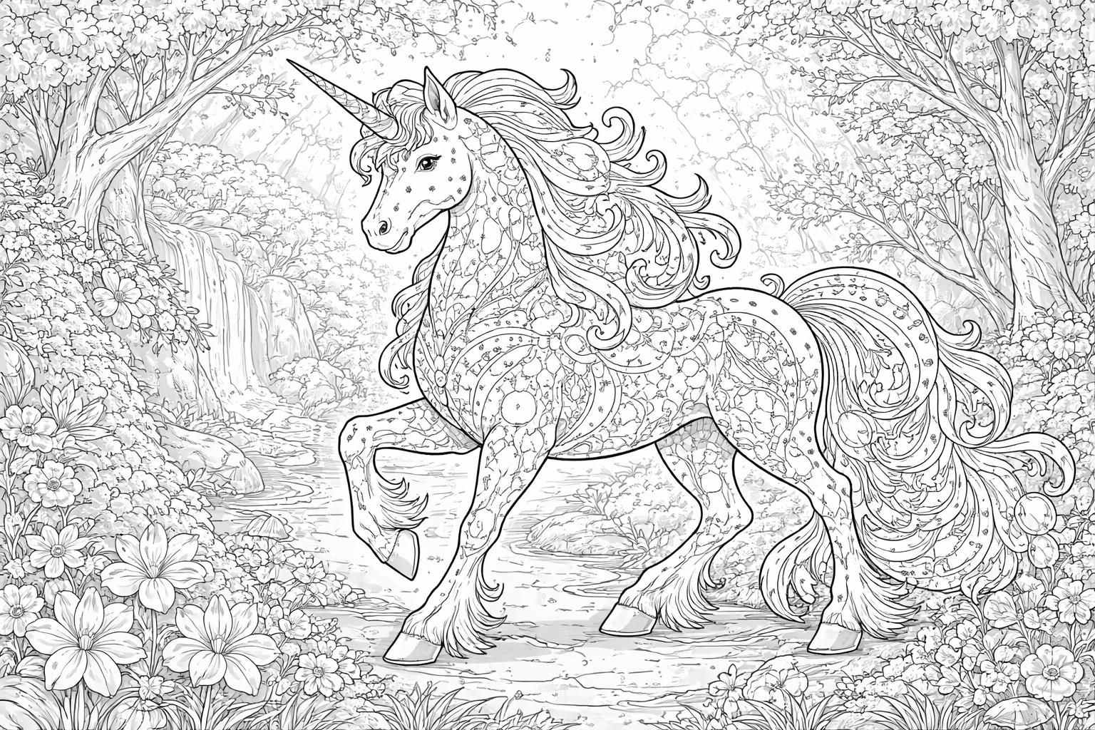 découvrez nos coloriages magiques de licornes à imprimer et laissez libre cours à votre créativité avec des modèles enchanteurs, parfaits pour petits et grands.