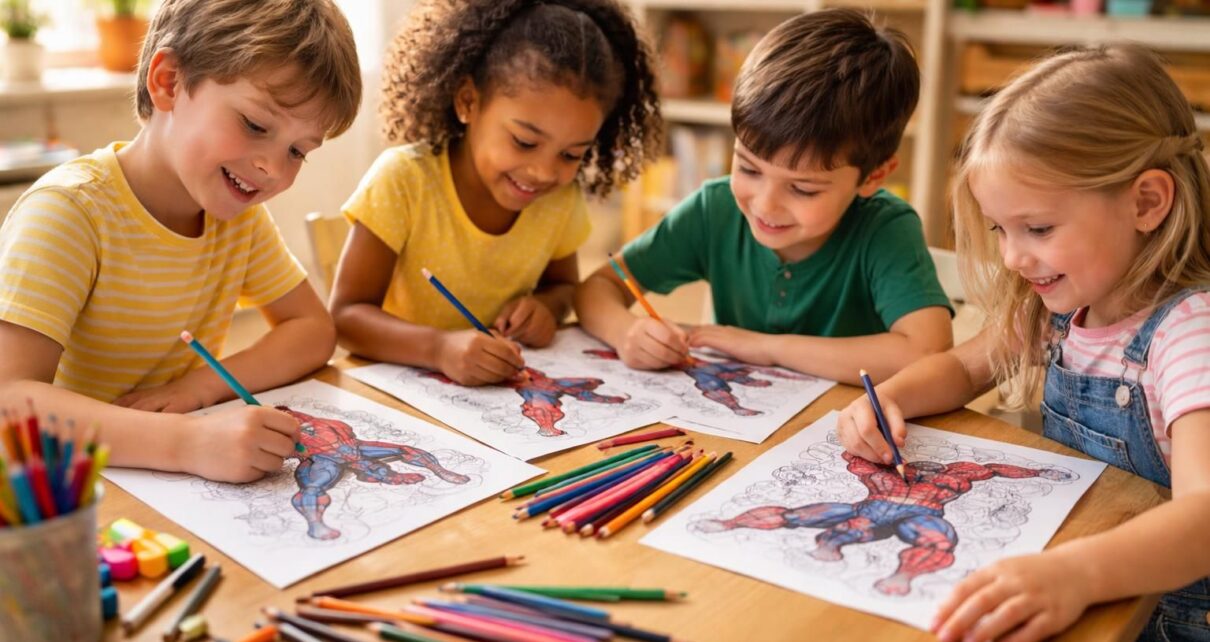 téléchargez et imprimez gratuitement les meilleurs coloriages de spiderman pour divertir et stimuler la créativité de vos enfants.