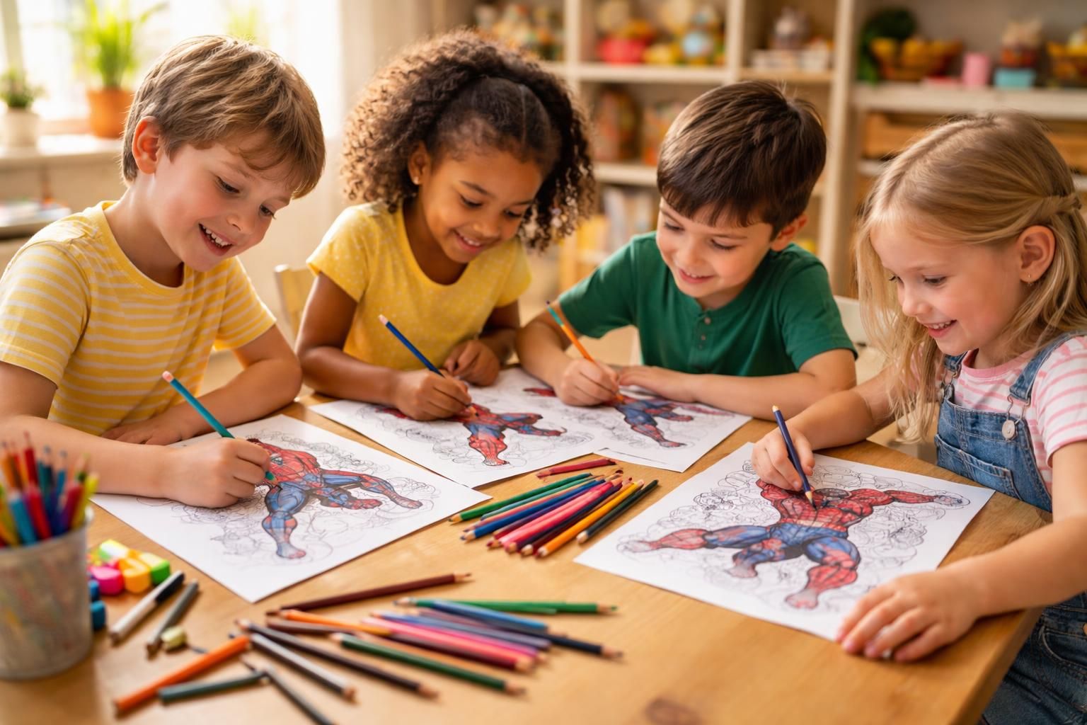 téléchargez et imprimez gratuitement les meilleurs coloriages de spiderman pour divertir et stimuler la créativité de vos enfants.
