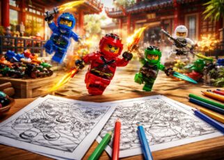 découvrez les meilleurs coloriages à imprimer lego ninjago pour divertir vos enfants pendant des heures avec leurs héros préférés. amusement garanti !