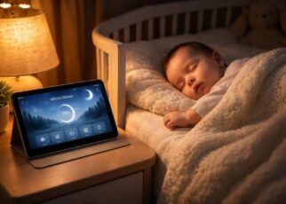 découvrez comment utiliser les bruits blancs à volume maîtrisé sur votre tablette samsung galaxy pour favoriser un sommeil paisible à votre bébé.
