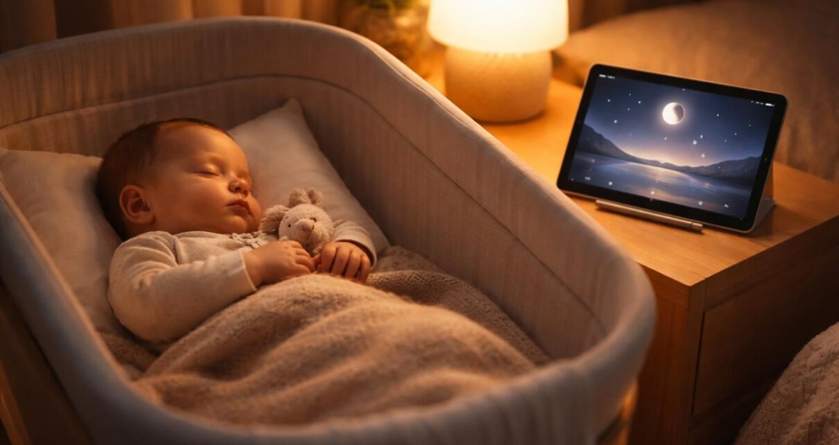 découvrez comment utiliser le mode nuit et les sons doux sur ipad air pour favoriser le sommeil paisible de votre bébé.