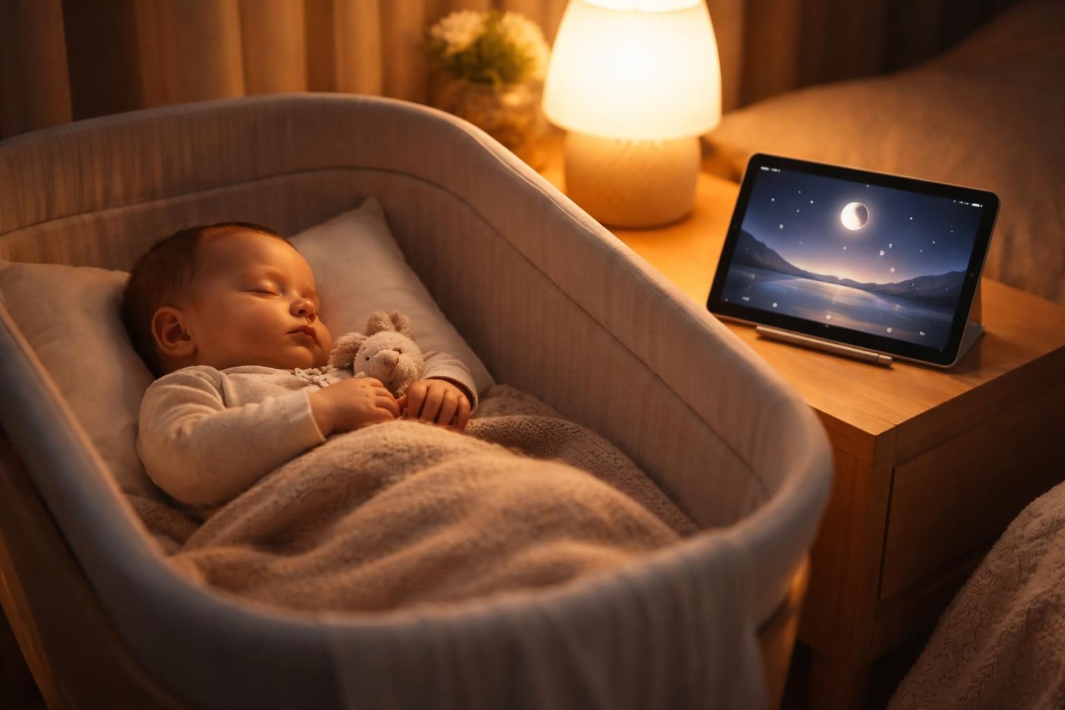 découvrez comment utiliser le mode nuit et les sons doux sur ipad air pour favoriser le sommeil paisible de votre bébé.