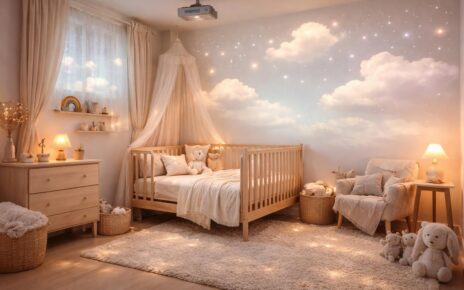 créez une ambiance apaisante dans la chambre de bébé grâce au vidéoprojecteur epson, idéal pour projeter des images douces et relaxantes sur les murs.