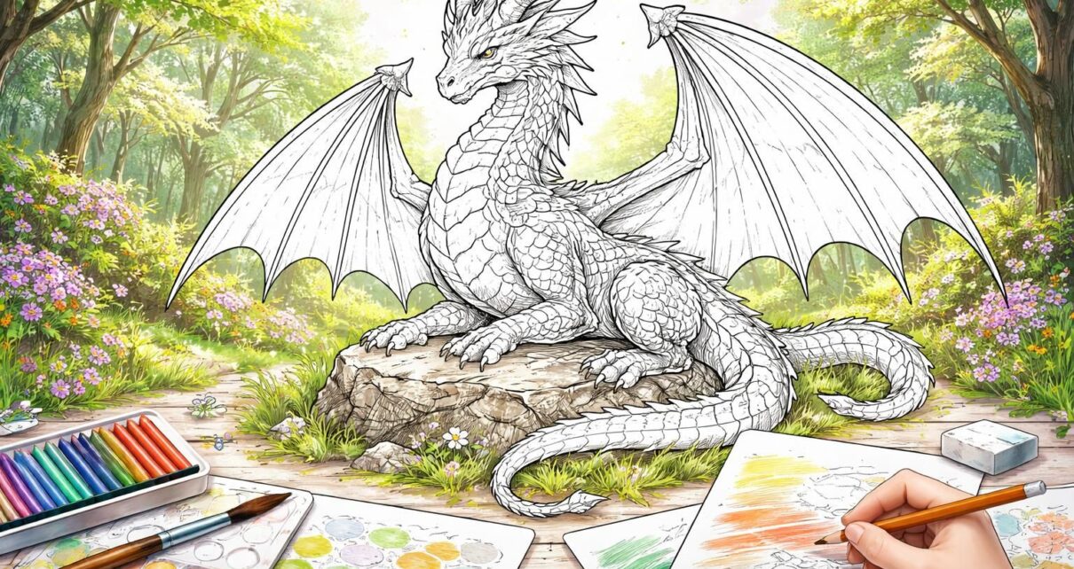 découvrez 10 conseils incontournables pour réussir vos coloriages de dragons à imprimer et donner vie à vos créations avec des couleurs éclatantes.