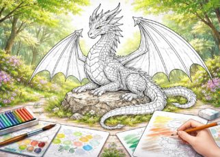 découvrez 10 conseils incontournables pour réussir vos coloriages de dragons à imprimer et donner vie à vos créations avec des couleurs éclatantes.