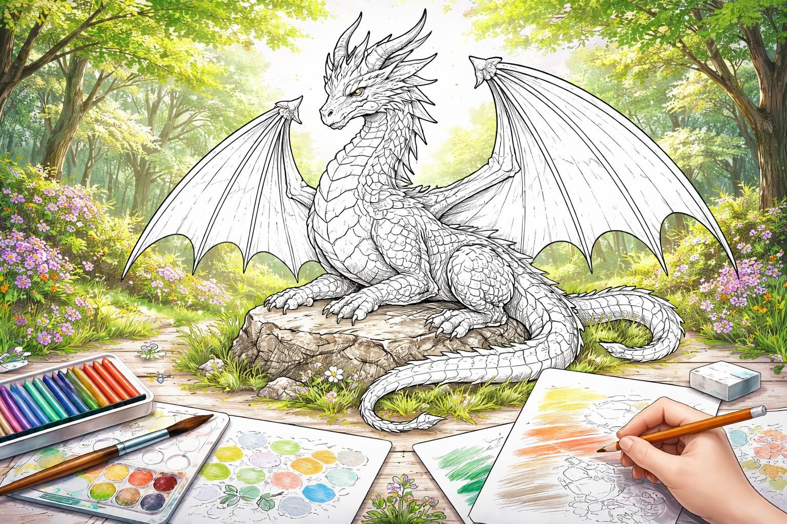 découvrez 10 conseils incontournables pour réussir vos coloriages de dragons à imprimer et donner vie à vos créations avec des couleurs éclatantes.