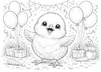 découvrez notre activité ludique de coloriage d'un poussin, parfaite pour animer les anniversaires des enfants avec créativité et amusement.