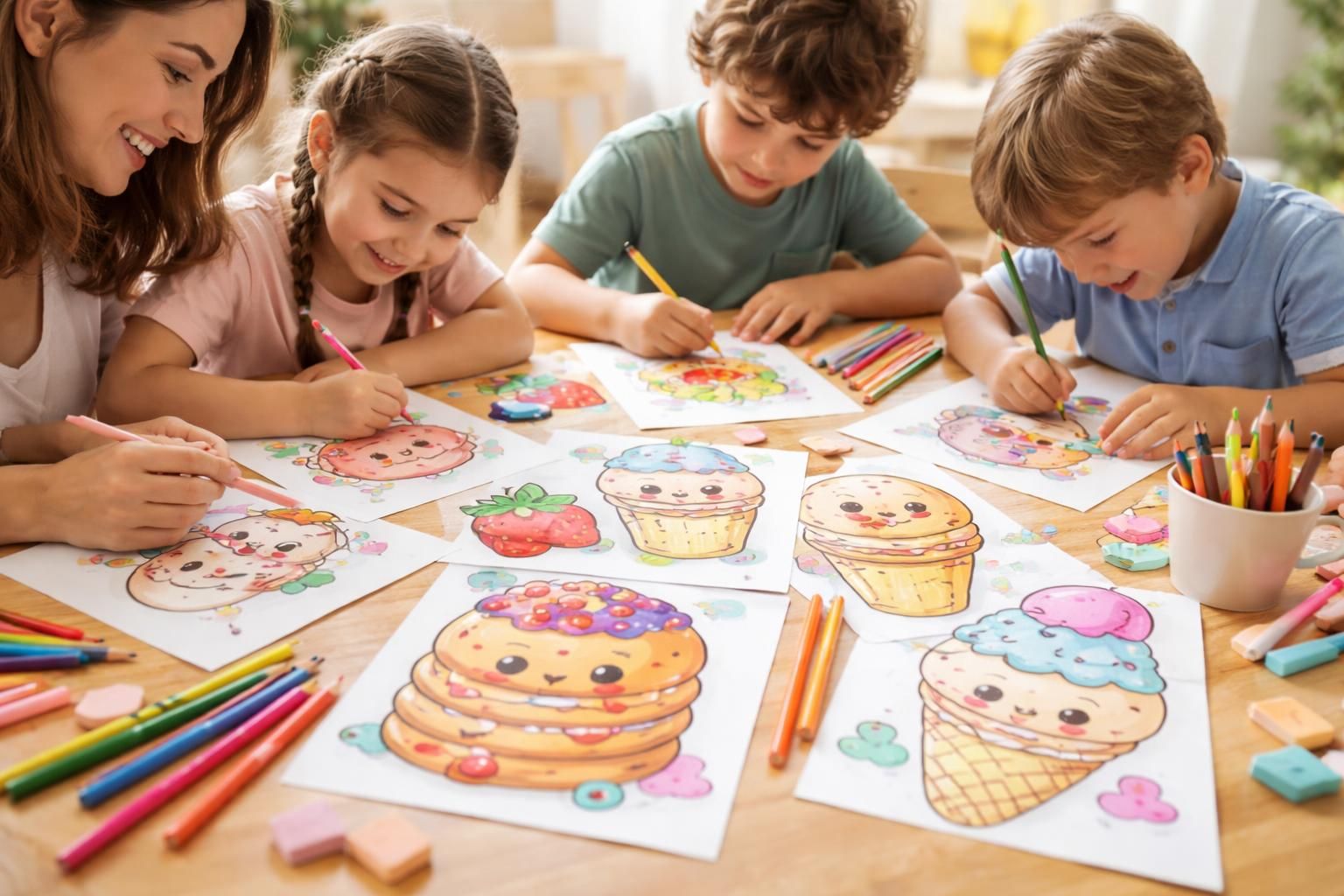 découvrez des coloriages kawaii sur le thème de la nourriture, un passe-temps créatif et amusant pour petits et grands, idéal pour stimuler l'imagination et se détendre.