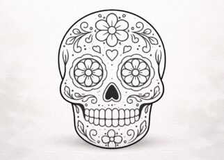 découvrez l'art du coloriage d'une tête de mort mexicaine, spécialement conçu pour les débutants. apprenez les techniques de base et laissez libre cours à votre créativité avec ce guide facile à suivre.