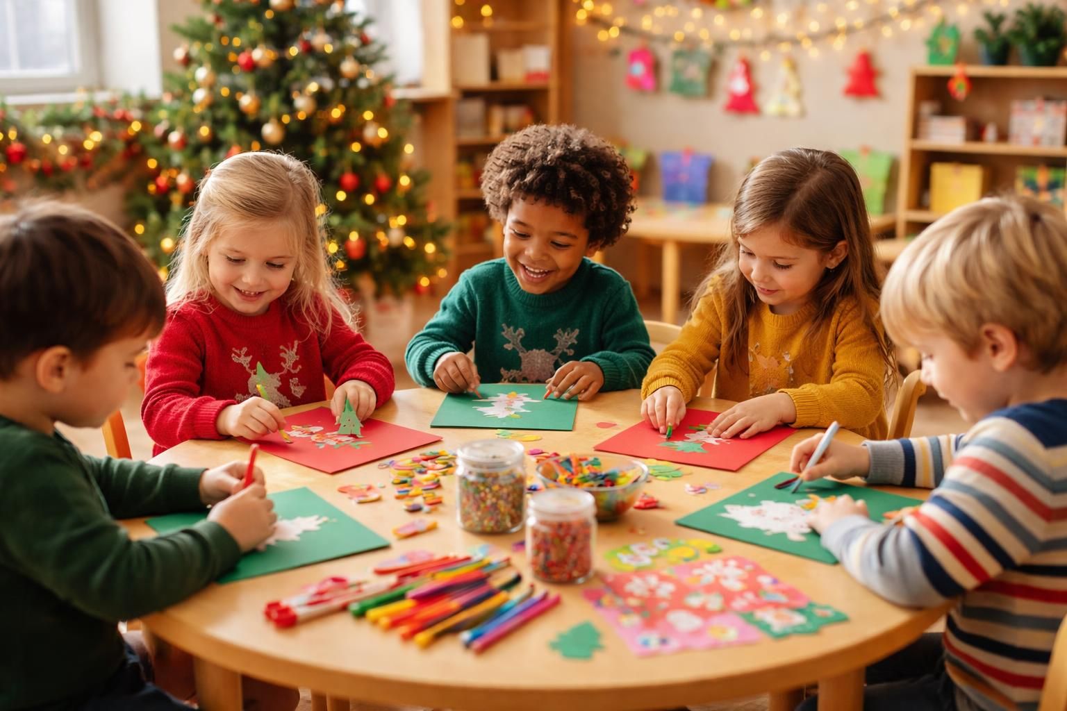 découvrez les meilleures astuces pour fabriquer facilement une carte de noël originale et adaptée aux enfants de maternelle, idéale pour éveiller leur créativité pendant les fêtes.
