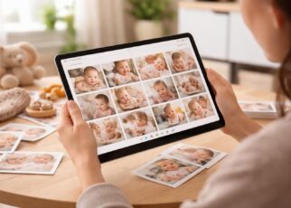 créez facilement un album photo de votre bébé en triant et imprimant vos souvenirs directement depuis votre tablette windows 11.