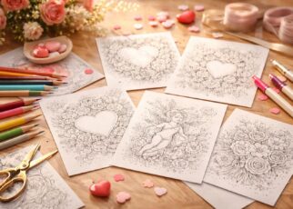 découvrez nos coloriages de la saint-valentin pour créer des cartes personnalisées à offrir avec amour. amusez-vous à colorier et partagez vos créations uniques avec vos proches!