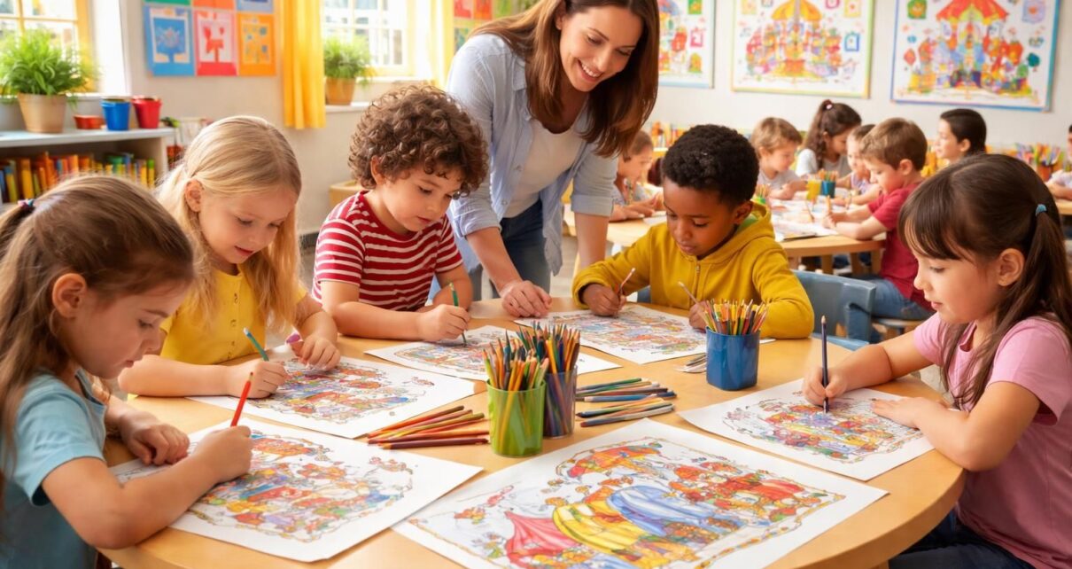 découvrez comment les coloriages sur le thème du cirque peuvent stimuler la créativité et favoriser l'apprentissage des enfants de manière ludique et éducative.