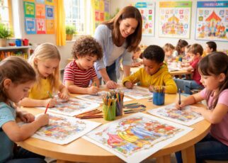 découvrez comment les coloriages sur le thème du cirque peuvent stimuler la créativité et favoriser l'apprentissage des enfants de manière ludique et éducative.