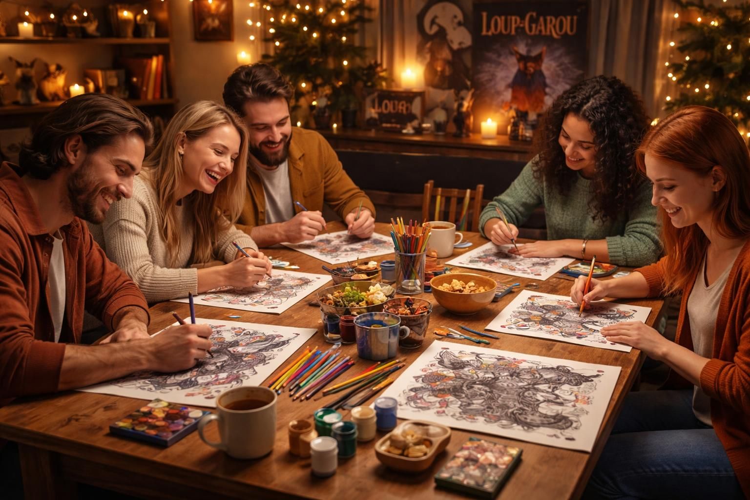 découvrez comment organiser une soirée de coloriage du loup garou entre amis, avec des astuces pour choisir les activités, créer une ambiance conviviale et partager un moment ludique et créatif.