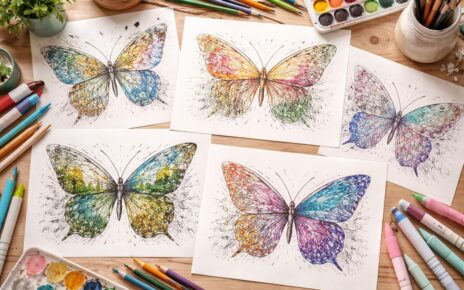 découvrez des idées originales pour sublimer vos dessins de papillons à colorier et laissez libre cours à votre créativité.