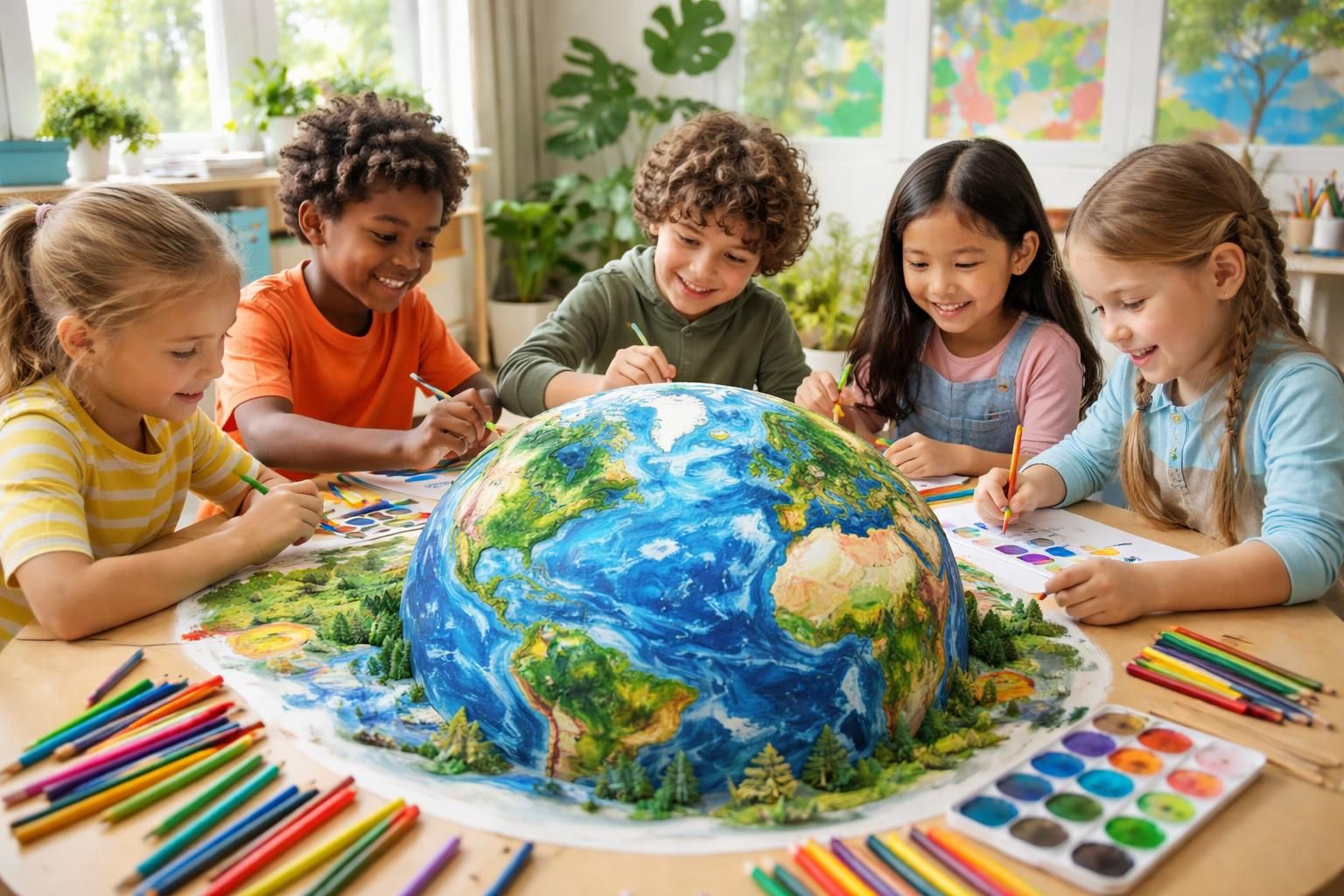 découvrez comment le coloriage de la planète peut devenir un jeu éducatif engageant pour sensibiliser et impliquer les jeunes dans la protection de l'environnement.