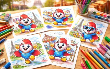 découvrez des œuvres de coloriage uniques mettant en scène la mascotte de paris et laissez libre cours à votre créativité avec ces inspirations colorées.
