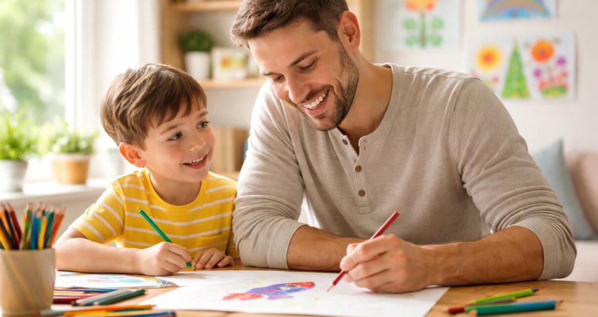 découvrez comment un simple dessin de papa peut éveiller et stimuler la créativité des enfants, renforçant leur imagination et leur confiance en eux.