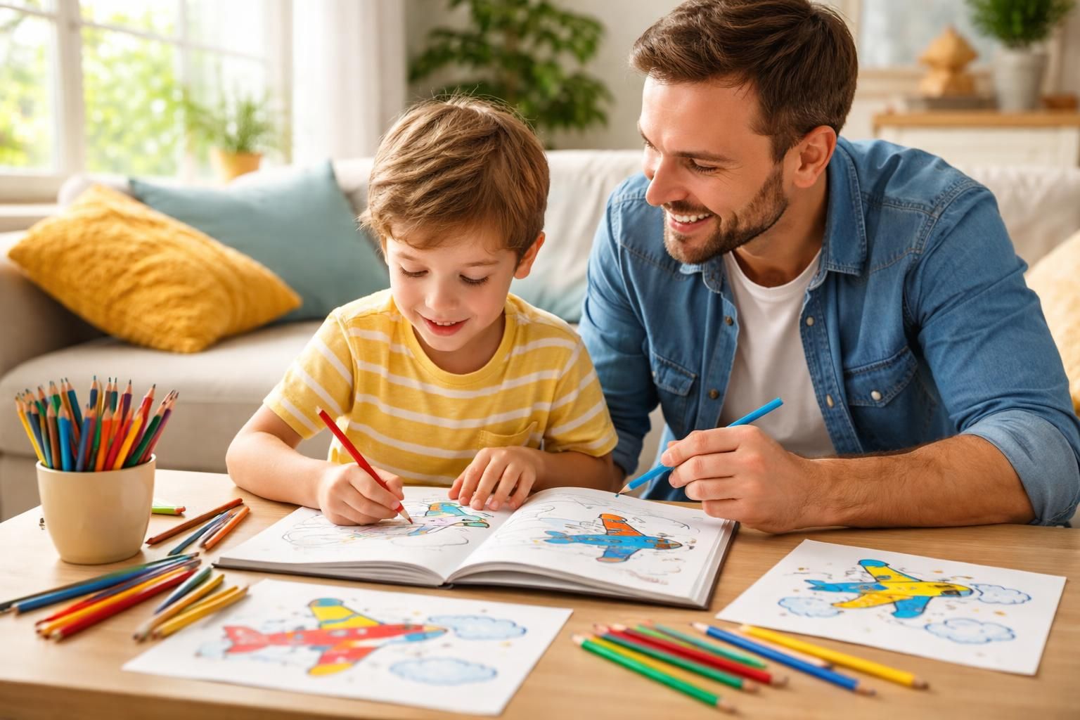 découvrez pourquoi les avions à colorier séduisent à la fois les parents et les enfants, favorisant créativité, apprentissage et divertissement ludique.